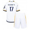 Real Madrid Lucas Vazquez #17 Heimtrikot 2023-24 Kurzarm (+ kurze hosen)